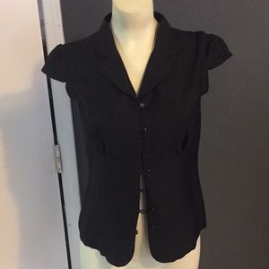 COPY - Connection 18 black  blouse size s new